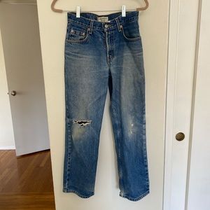 Cropped high waisted vintage Levi’s (fits a 25/26)